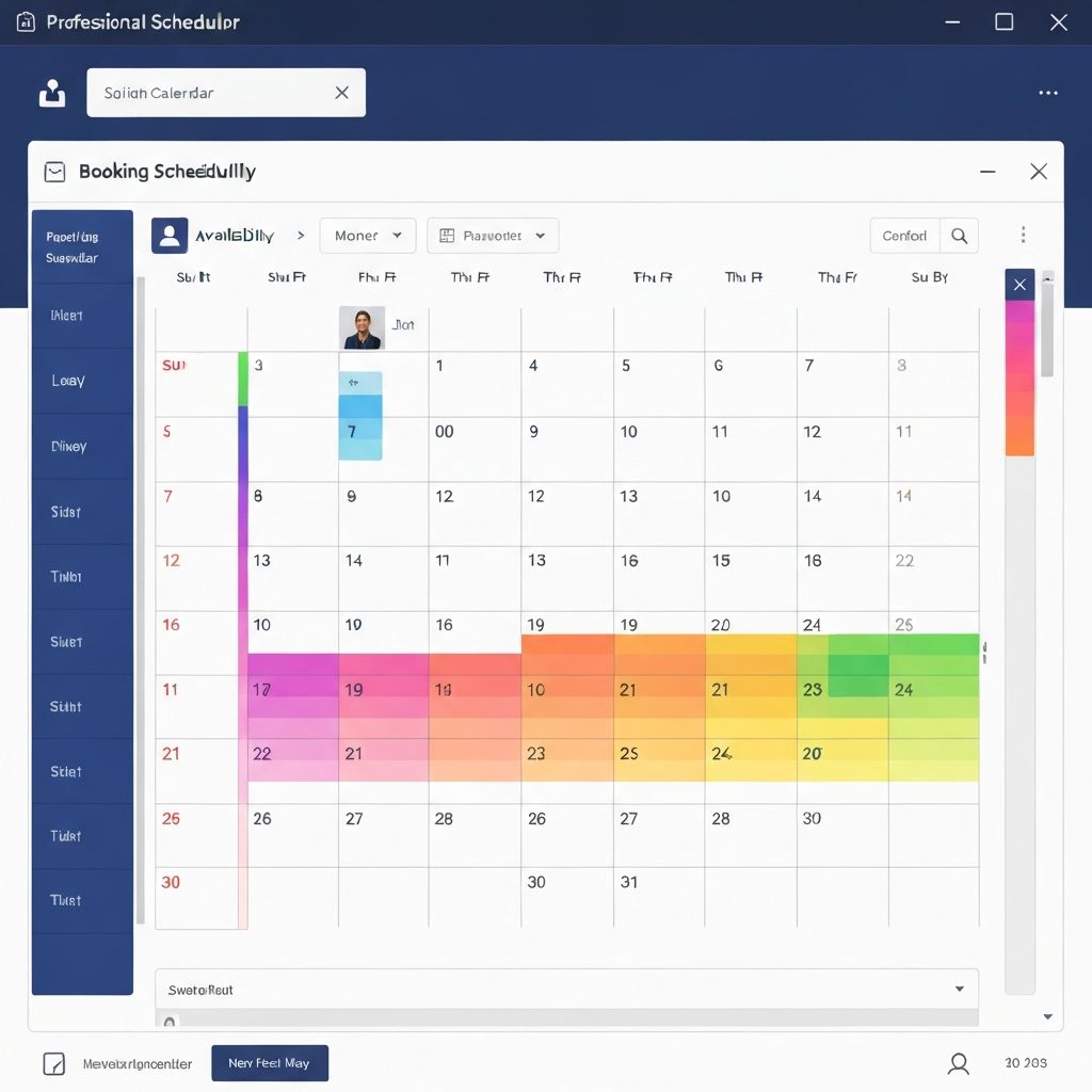 Outlook-Style Booking Calendar